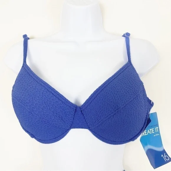 NWT VINTAGE BALTEX 90s Push Up High Waisted Bikini Set Size Womens 14/16 Sexy - Picture 2 of 10